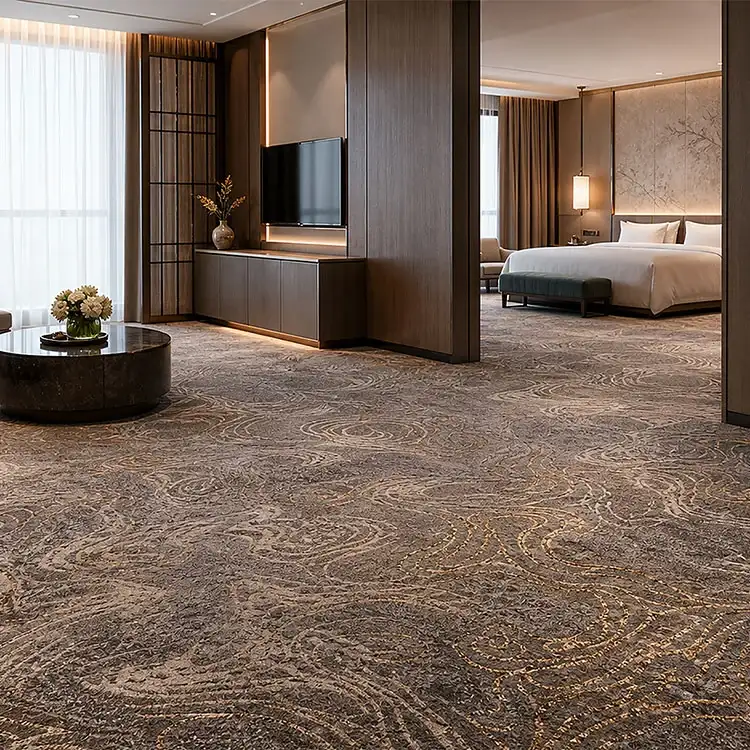 Tappeto Broadloom personalizzato per hotel