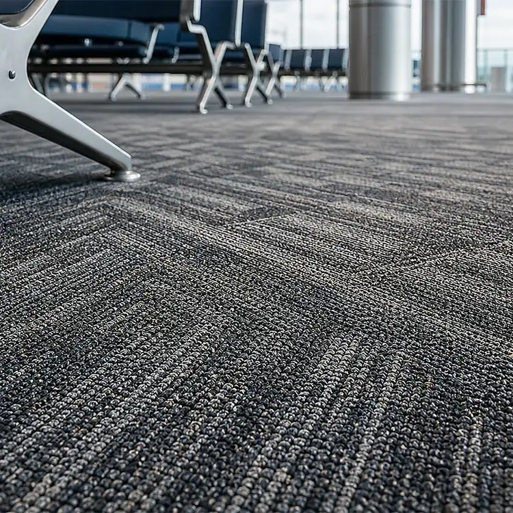 Resistente moquette in polipropilene per aeroporto