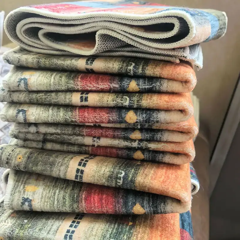 Polyester Printed Area Rug With Silicone Packing