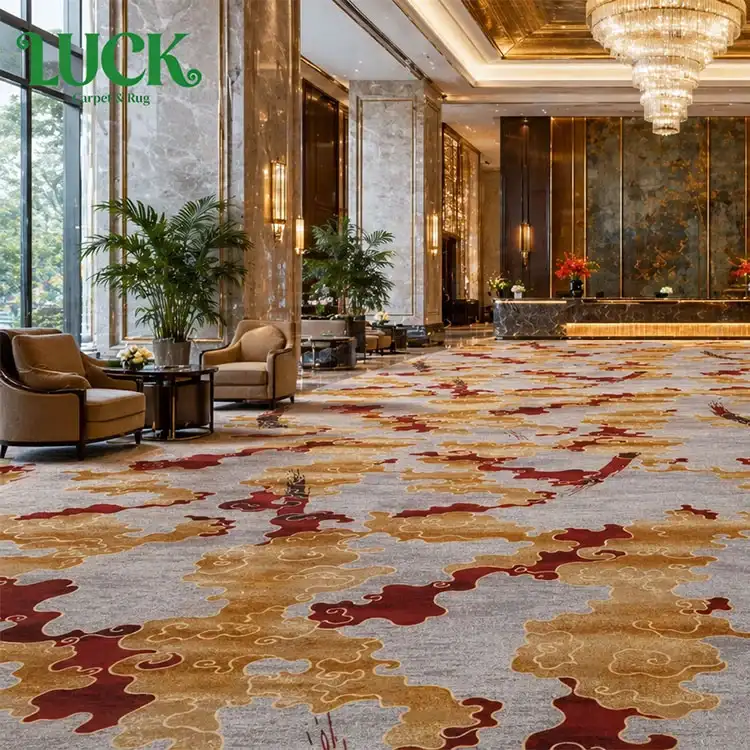 Tappeto da parete a parete stampato in nylon per la lobby