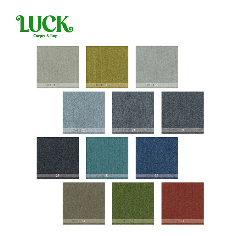 Piastrella in moquette trapuntata in nylon con supporto in PVC